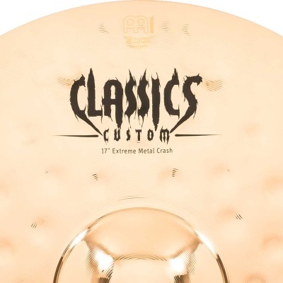 Prato de bateria dourado MEINL Classics Custom 17