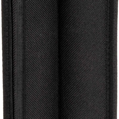 Manga ou protetor preto em tecido resistente com costuras reforçadas