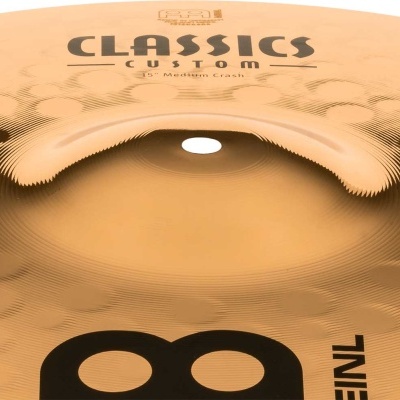 Prato de bateria dourado Meinl Classics Custom 15 polegadas