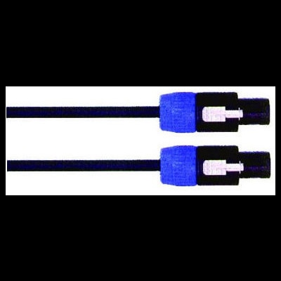 Cabo de fibra óptica com conectores azuis e pretos