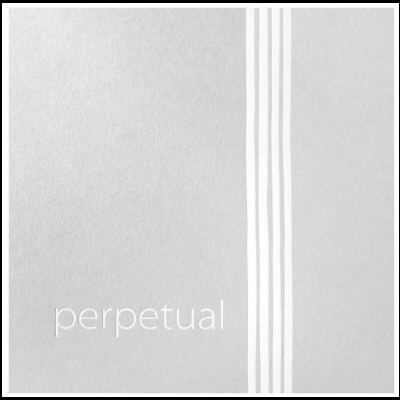 Capa cinza de caderno com palavra 'perpetual' e três linhas verticais brancas