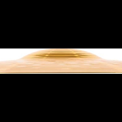 Superfície ondulada dourada com textura metálica e brilho ligeiro