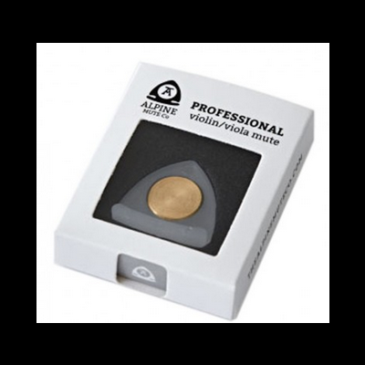 Mudo profissional para violino/viola em embalagem branca com janela