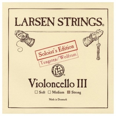 Embalagem de cordas para violoncelo LARSEN STRINGS Soloist's Edition