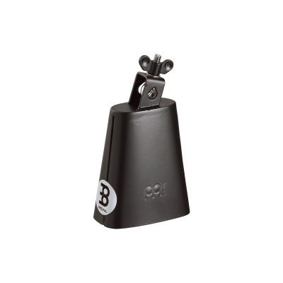 Campainha musical preta com logotipo B em branco