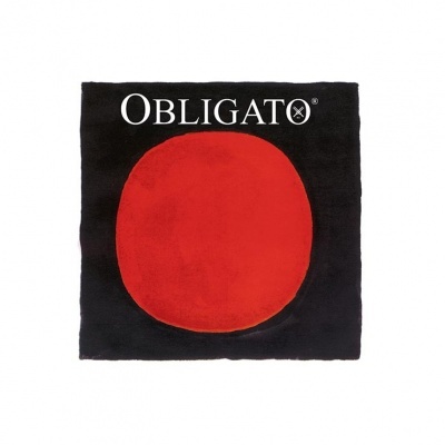 Almofada quadrada preta com círculo vermelho e texto OBLIGATO®