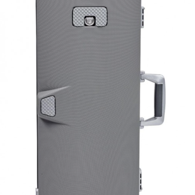 Maleta cinzenta rígida com pega lateral