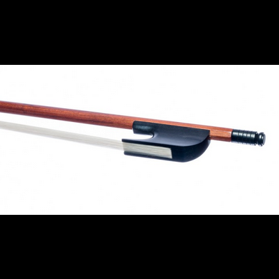 Arco para violino com madeira castanha e crina branca