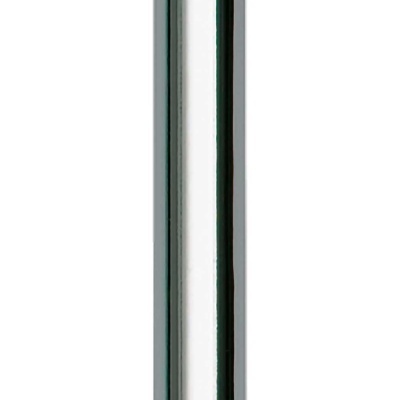 Máquina de bateria com haste metálica e superfície preta texturizada.