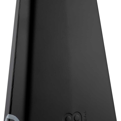 Cencerro preto de metal fosco com logos MEINL