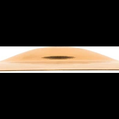 Fone de ouvido lateral dourado com almofadas beges