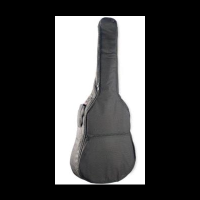 Capa preta para guitarra com alça e bolso frontal