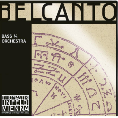 Capa de álbum BELCANTO com texto e logotipo em fundo preto e bege com padrão circular roxo.