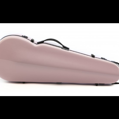 Estojo rígido cor rosa claro para instrumento musical