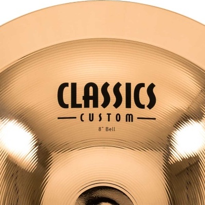 Prato musical dourado com inscrições pretas CLASSICS CUSTOM 8