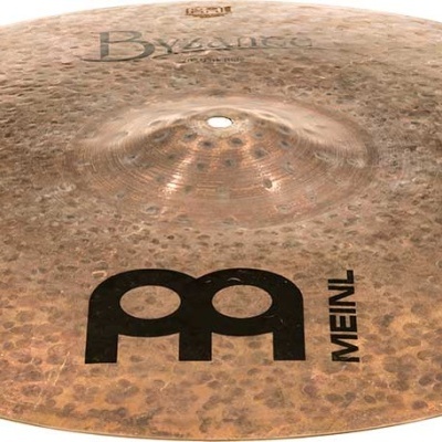 Prato de bateria Meinl Byzance de metal com textura martelada