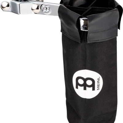 Suporte para acessórios de bateria Meinl com estojo preto e logotipo branco