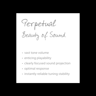Texto promocional do produto Perpetual Beauty of Sound