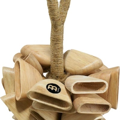 Campainha de madeira MEINL com várias peças cónicas penduradas