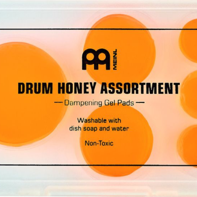 Conjunto de pads de gel amortecedor para bateria em estojo plástico transparente