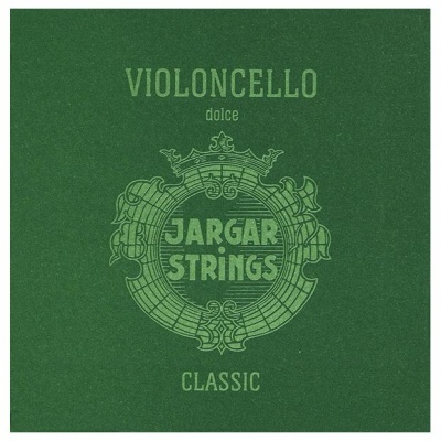 Embalagem verde decorativa para cordas de violoncelo Jargar Strings Classic