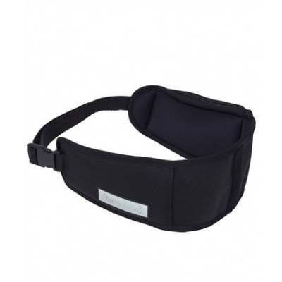 Cinto de suporte lombar preto com etiqueta