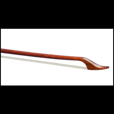 Arco de madeira castanha para violino com crina branca