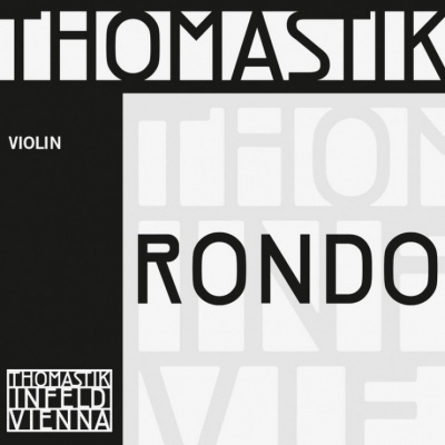 Embalagem preta e branca de corda de violino Thomastik Rondo