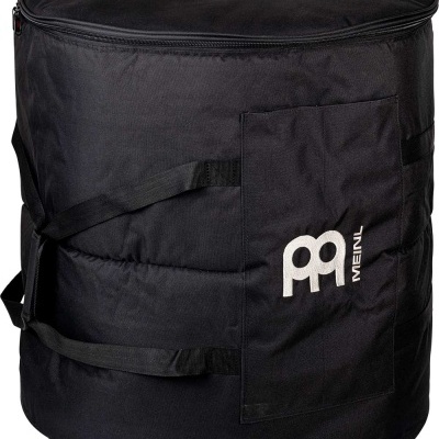 Bagagem preta redonda com logotipo MEINL