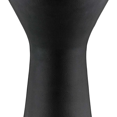 Darbuka preto com pele branca e logótipo meinl