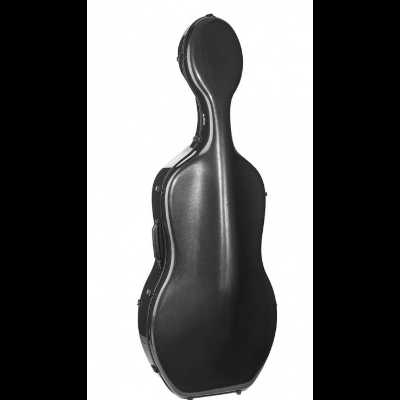 Estojo rígido preto para instrumento musical