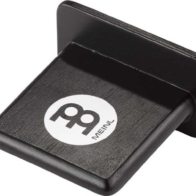 Suporte preto com logótipo MEINL branco e preto