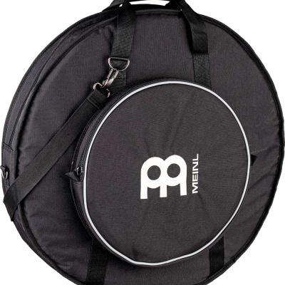 Bolsa preta para pratos de bateria com logótipo MEINL em branco