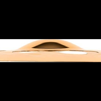 Tampa de panela cor de cobre com pega central redonda