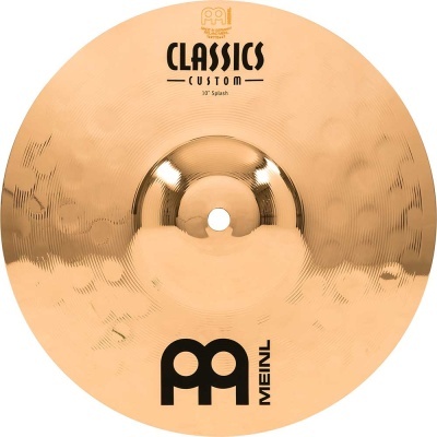 Prato de bateria MEINL Classics Custom 10'' Splash bronze com acabamento martelado