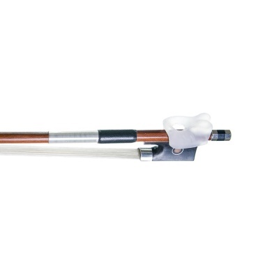 Arco de violino de madeira e crina branca com elevador anatómico