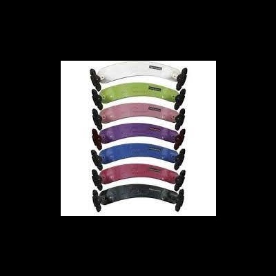 Extensores para violino coloridos alinhados