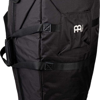 Mala preta para tambor conga com fecho de correr e bolso frontal com logótipo MEINL
