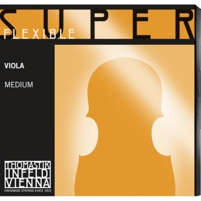 Embalagem de cordas para viola da marca Thomastik Infeld Vienna Super Flexible, calibre medium