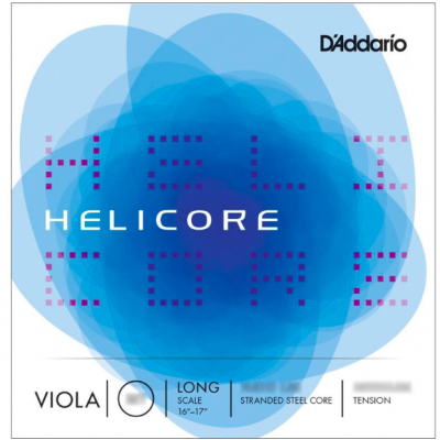 Embalagem azul de cordas D'Addario Helicore para viola