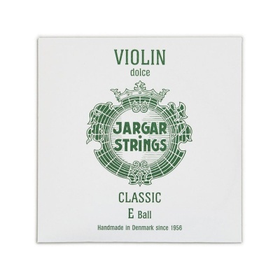 Embalagem branca de cordas para violino Jargar Strings Classic E Ball