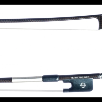 Arco para violino com haste preta e inscrições