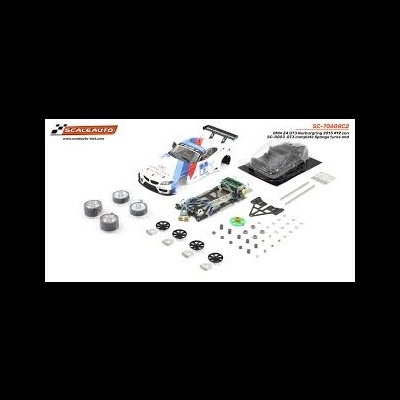 Kit carro slot racing SCALEAUTO SC-7048RC2 com peças e chassis