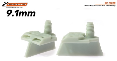 Peças plásticas com parafusos e texto Scaleauto 9.1mm SC-16228