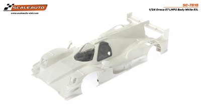 Kit de carroçaria branca 1/24 Oreca 07 LMP2 com janelas transparentes