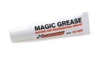 Tubo branco de massa lubrificante Magic Grease para carros de corrida