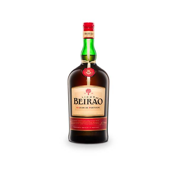 Licor Beirão 70cl Garrafa de licor Beirão com rótulo bege e vermelho