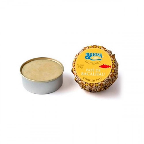 Paté de Bacalhau Paté de bacalhau Briosa Gourmet em lata com embalagem
