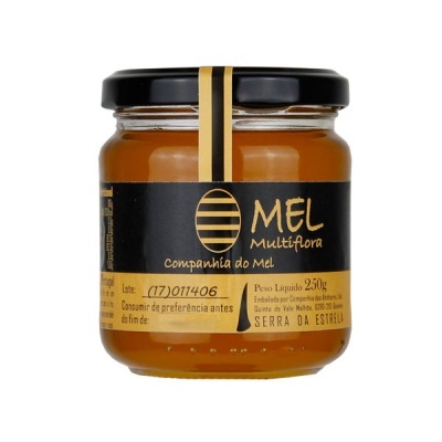 Frasco de mel multiflora da Companhia do Mel com 250g