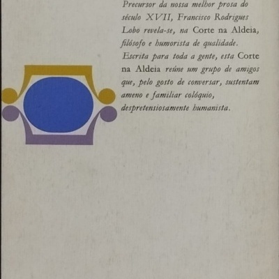 Capa de livro com texto e ilustração abstrata colorida